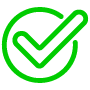 Icono de marca de verificación, simbolizando la calidad y confiabilidad de los servicios de Grupo IDSI.