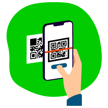 Icono que representa códigos QR, simbolizando la integración de tecnología de identificación y datos en las soluciones de Grupo IDSI.